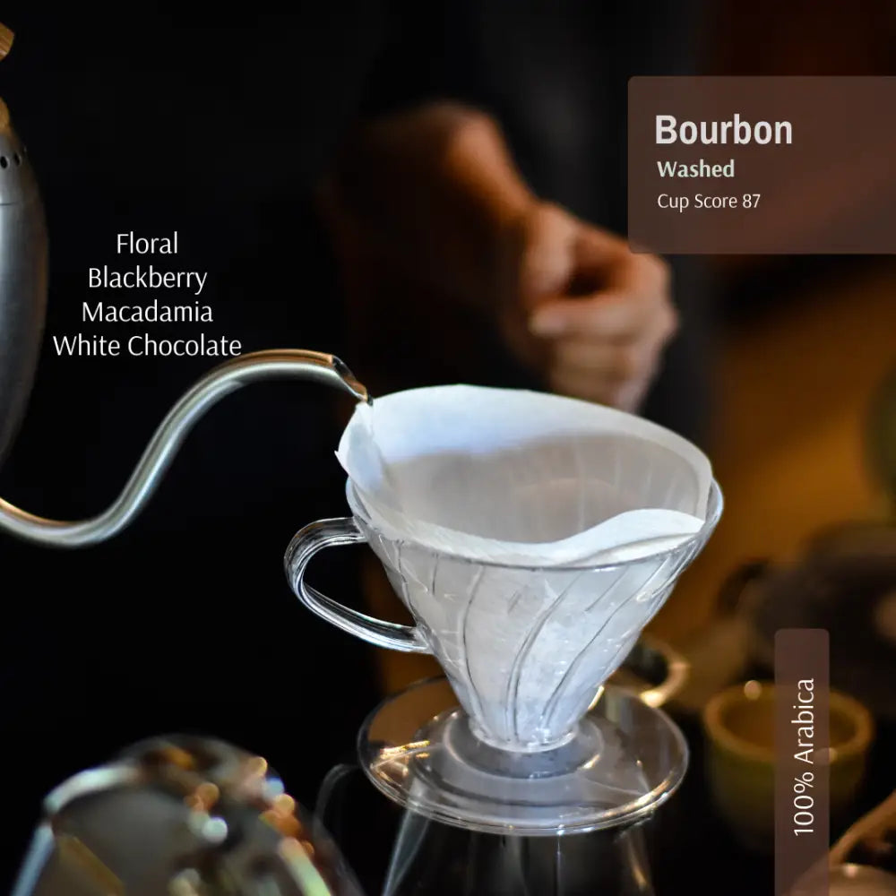 Bourbon - 40g Coffee Sampler - Coffee Bourbon Washed Process