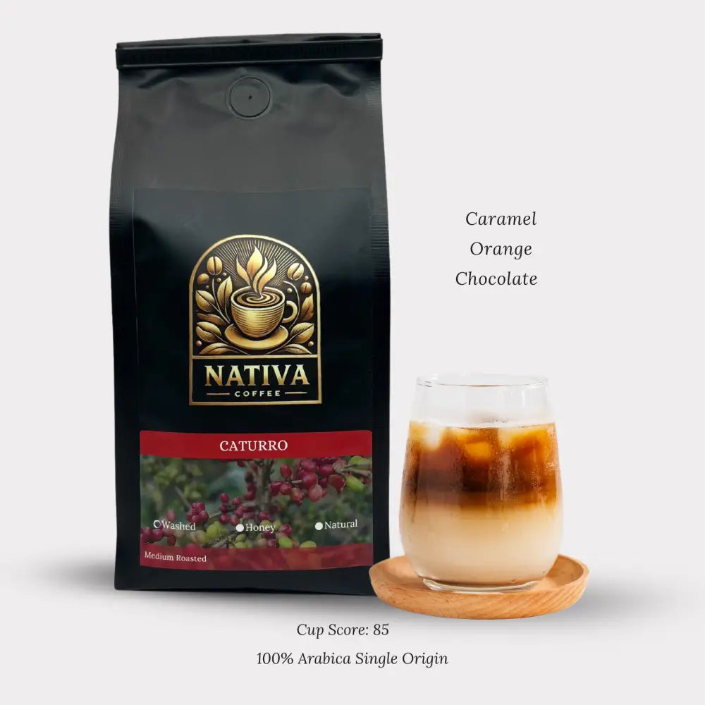Caturro Coffee - Washed Process Medium Roast - Caturro Coffee Washed Process