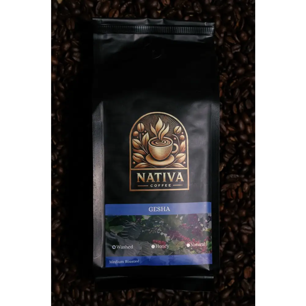 Gesha Coffee - Washed Process Medium Roast - Gesha Coffee Washed Process