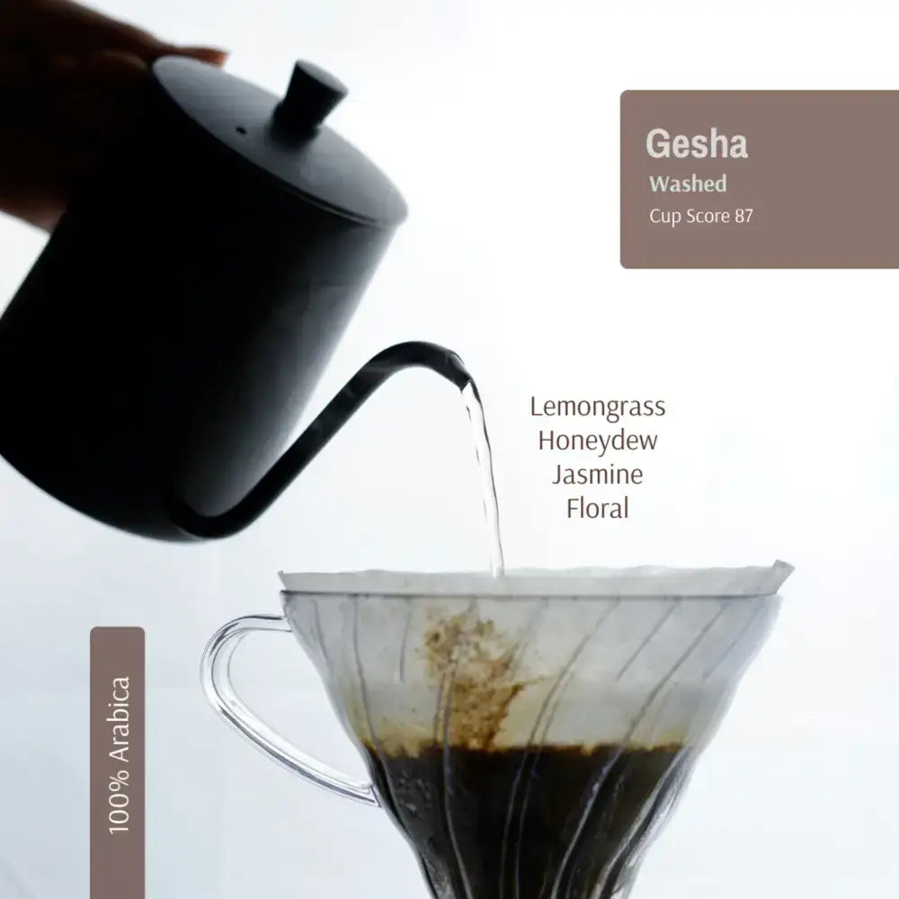 Gesha Washed - 40g Coffee Sampler - Whole Bean - Gesha Coffee Washed Process