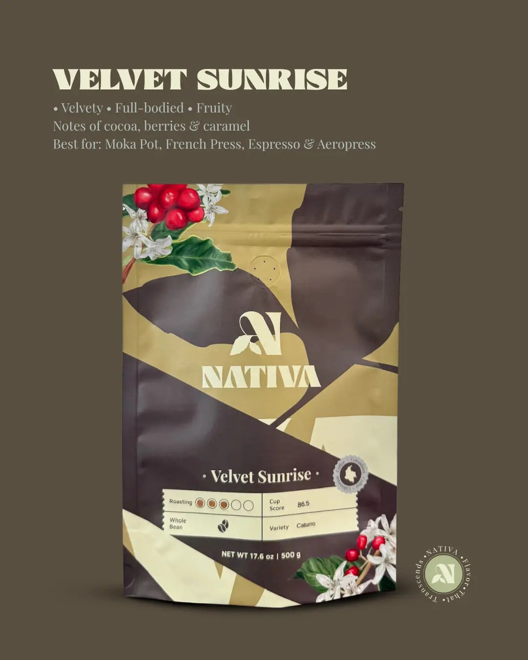 Velvet Sunrise Suggested Brewing