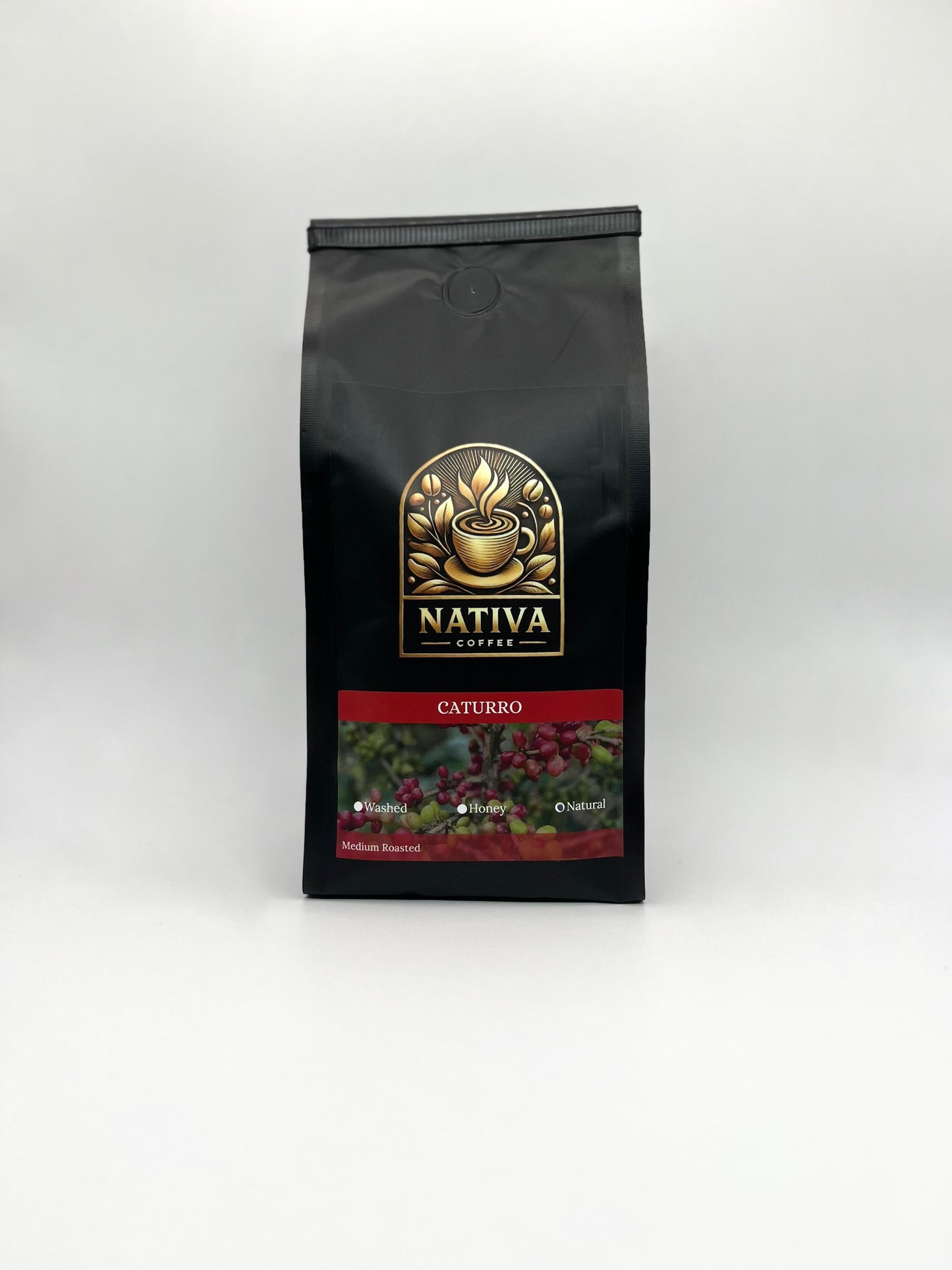 Caturro Coffee - Natural Process, Medium Roast