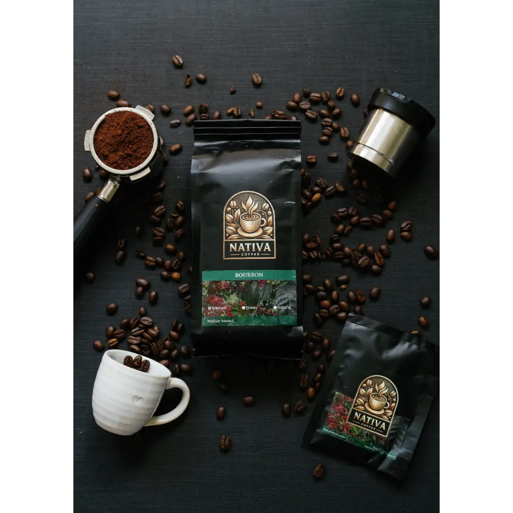 Bourbon Coffee - Washed Process Medium Roast - Coffee Bourbon Washed Process