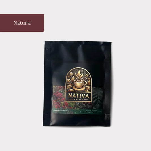Caturro Natural - 40g Coffee Sampler - Whole Bean - Caturro Coffee Natural Process