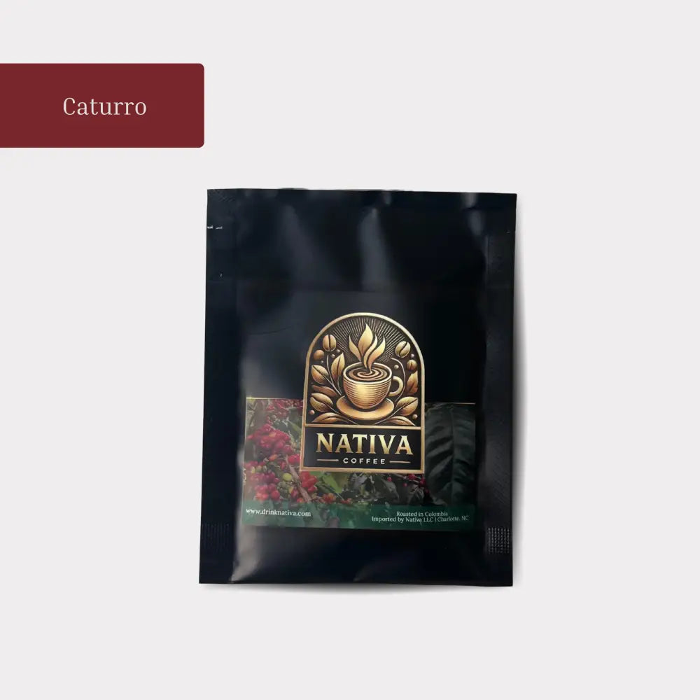Caturro Washed - 40g Coffee Sampler - Whole Bean - Caturro Coffee Washed Process