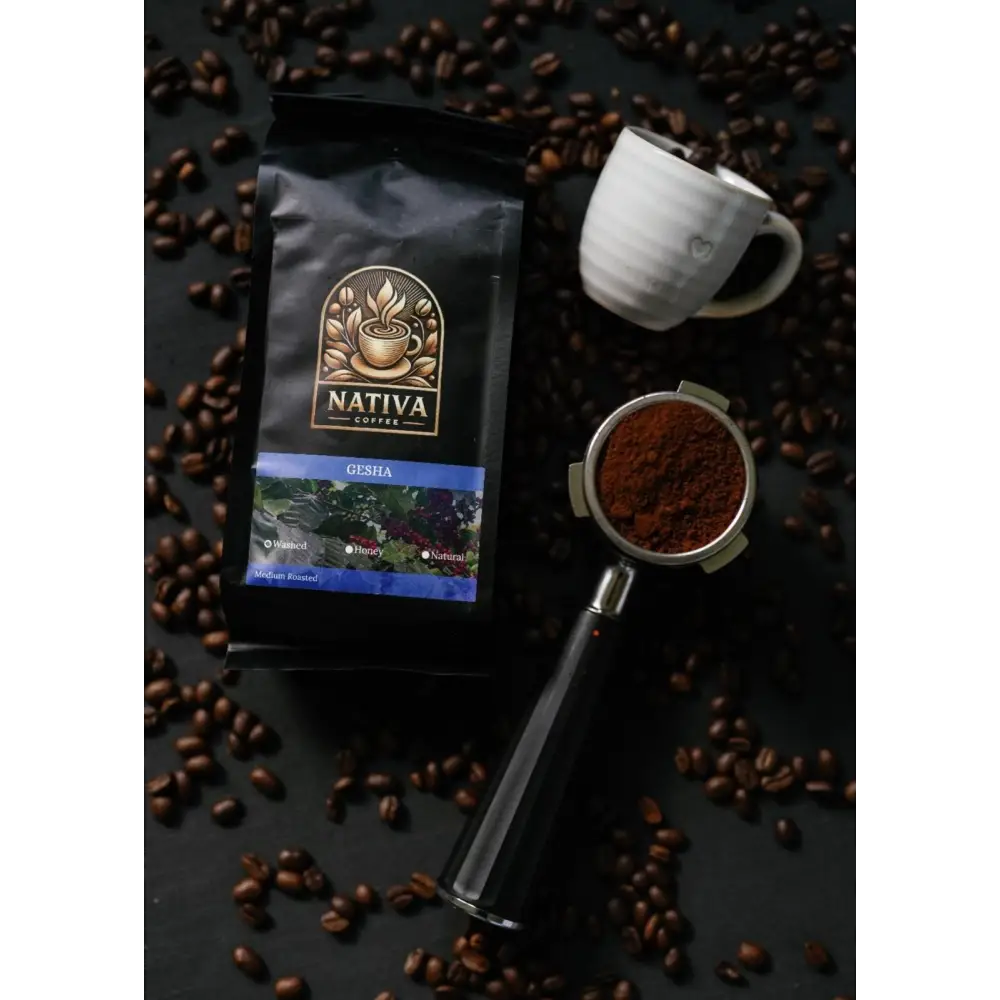 Gesha Coffee - Washed Process Medium Roast - Gesha Coffee Washed Process