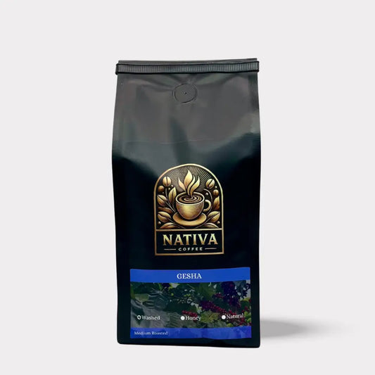 Gesha Coffee - Washed Process Medium Roast - Gesha Coffee Washed Process