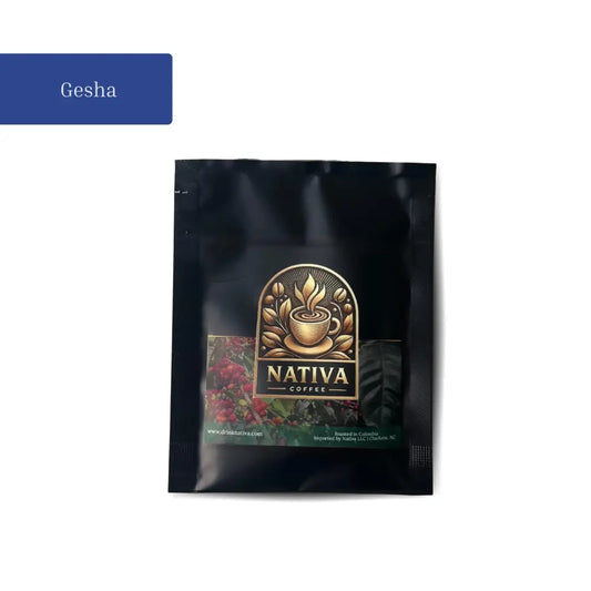 Gesha Washed - 40g Coffee Sampler - Gesha Coffee Washed Process